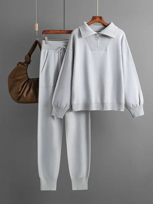 "Cielo Stellato" – Knit Sweater & Jogger Set By Enzo Bellari®