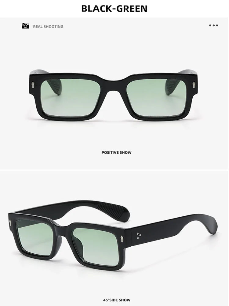 "Occhio Quadro" – Square Rivet Sunglasses By Enzo Bellari®