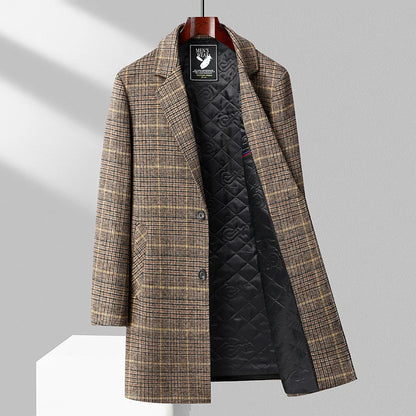 "Taglio Lungo" – Mid-Length Woolen Coat By Enzo Bellari®