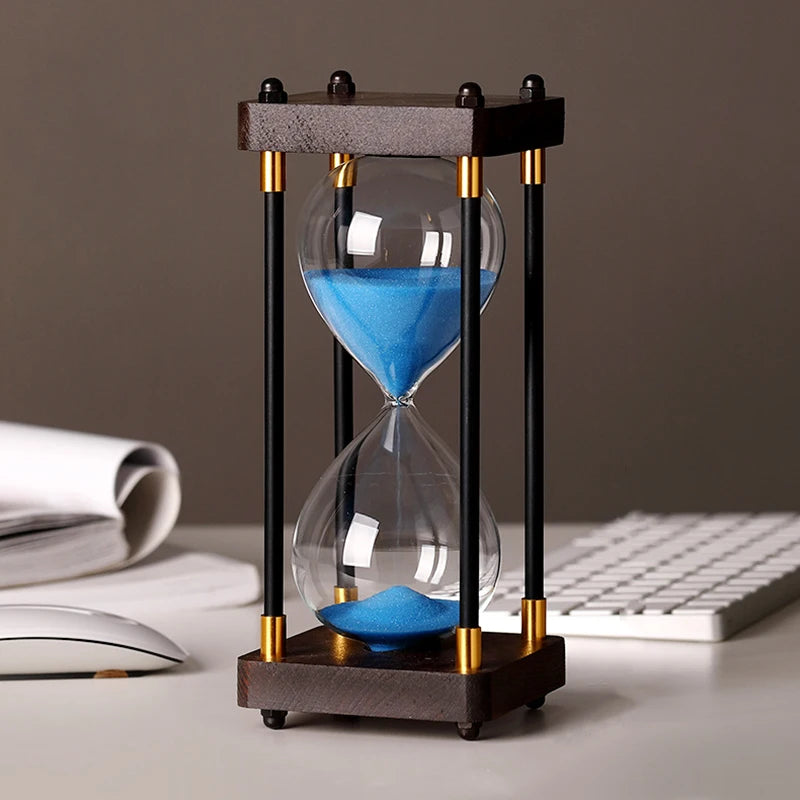 "Fior di Vento" – Vintage Wooden Hourglass Timer By Enzo Bellari®