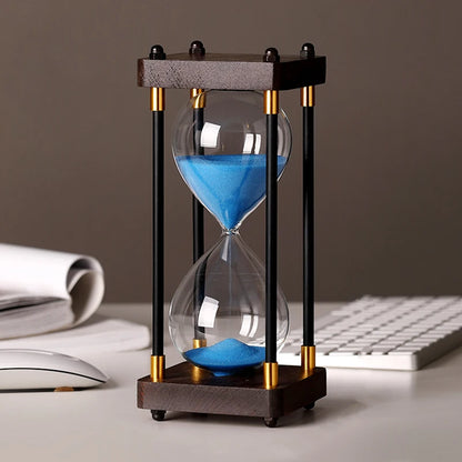 "Fior di Vento" – Vintage Wooden Hourglass Timer By Enzo Bellari®