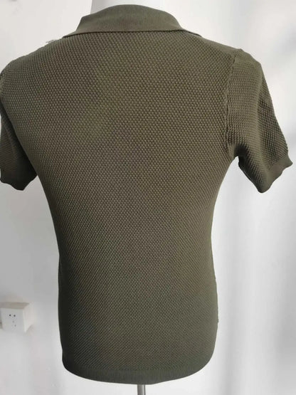 "Vera Luce" – Cotton Short Sleeve Polo Shirt By Enzo Bellari®