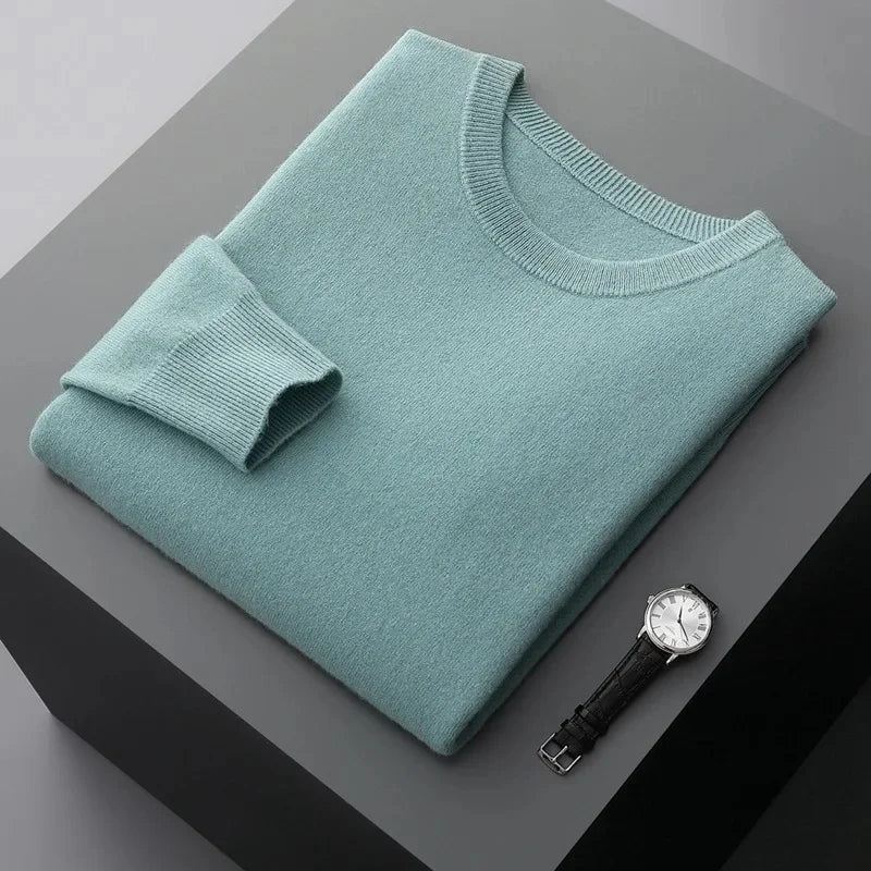"Aria Serenata" – Wool Crew Neck Sweater By Enzo Bellari®