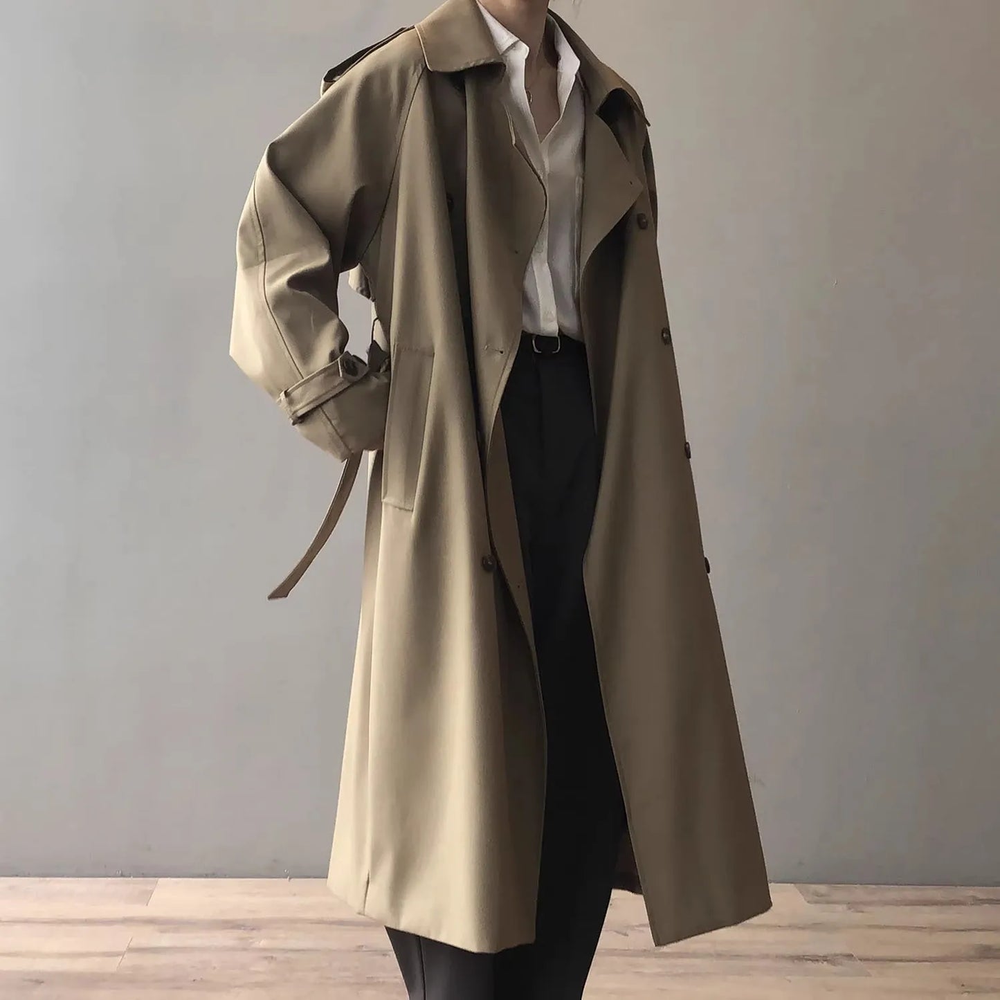 "Aria Serenata" – Double-Breasted Trench Coat By Enzo Bellari®