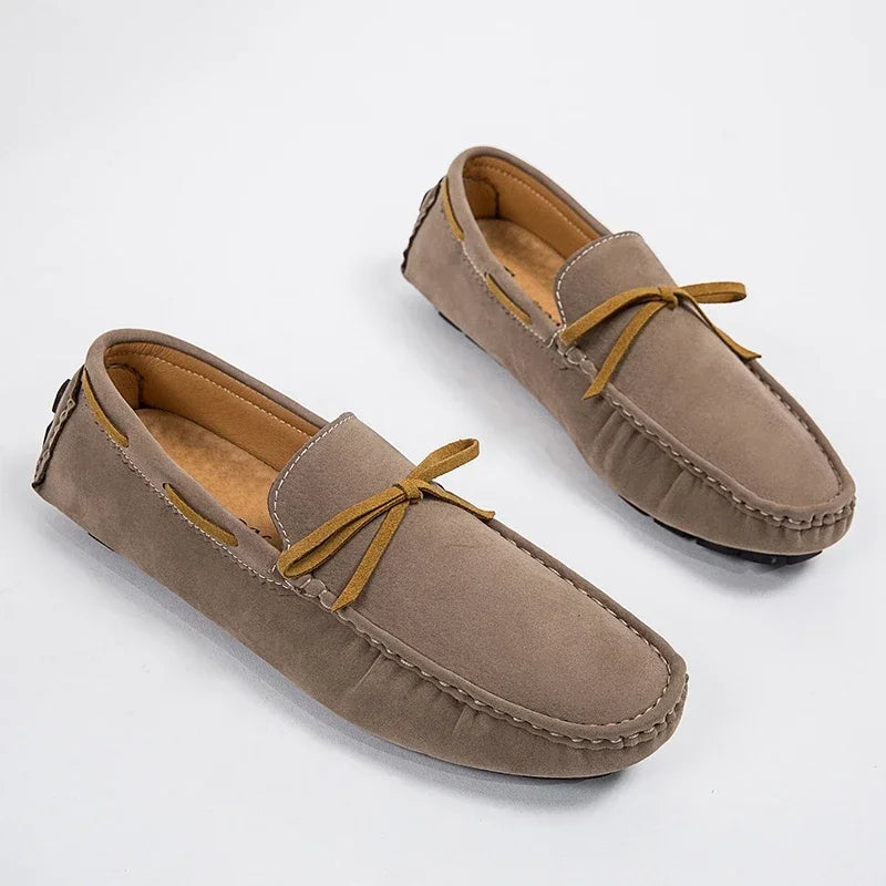 "Passo Morbido" – Suede Penny Loafers By Enzo Bellari®