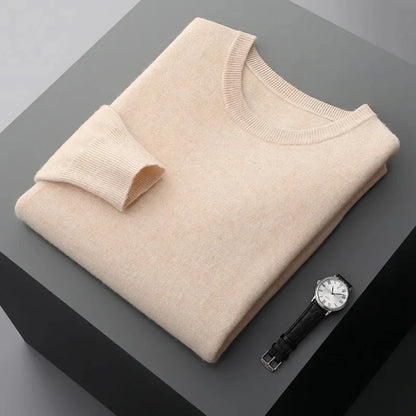 "Aria Serenata" – Wool Crew Neck Sweater By Enzo Bellari®