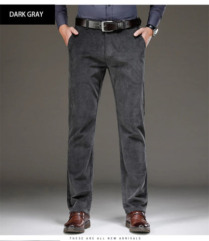 "Bello Sogno" – Corduroy Business Casual Pants By Enzo Bellari®