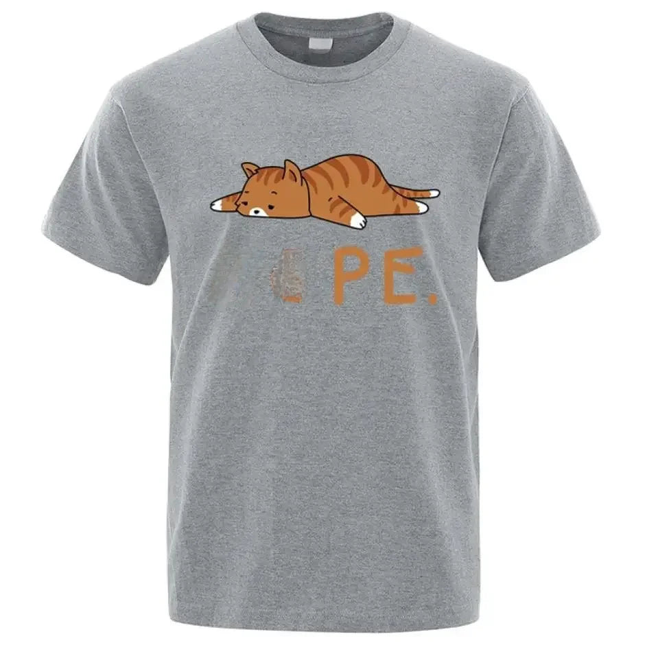 "Gatto Ribelle" – NOPE Cat T-shirt By Enzo Bellari®