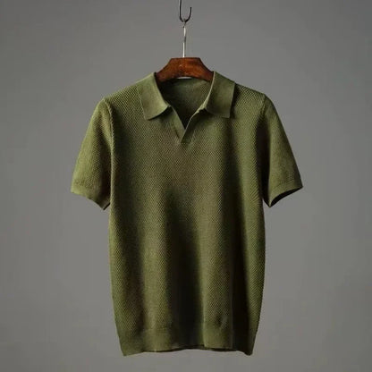"Vera Luce" – Cotton Short Sleeve Polo Shirt By Enzo Bellari®