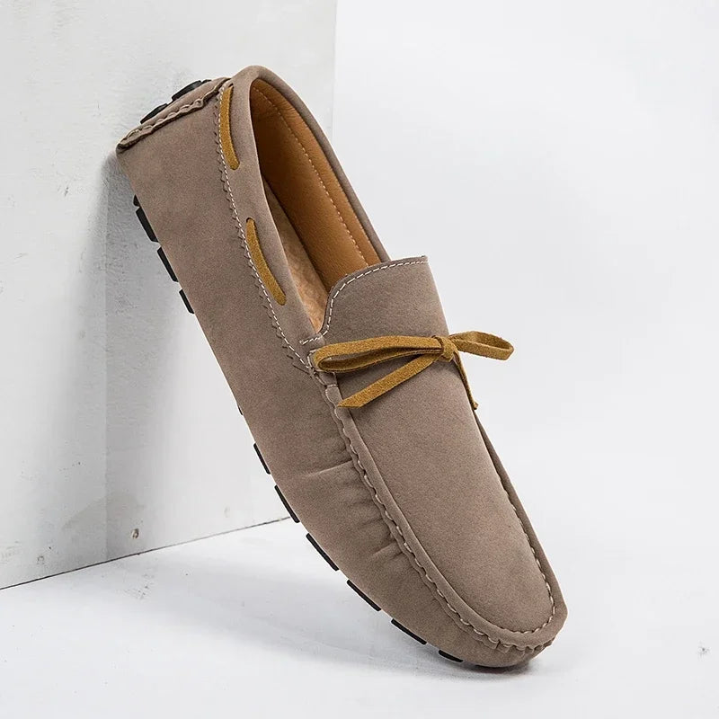 "Passo Morbido" – Suede Penny Loafers By Enzo Bellari®