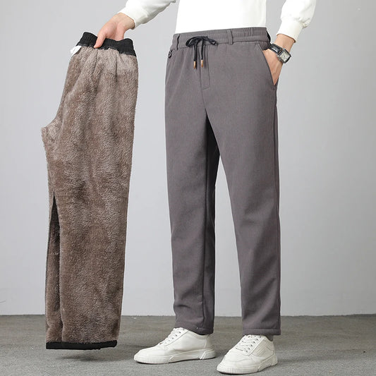 "Corte Morbida" – Corduroy Fleece Pants By Enzo Bellari®