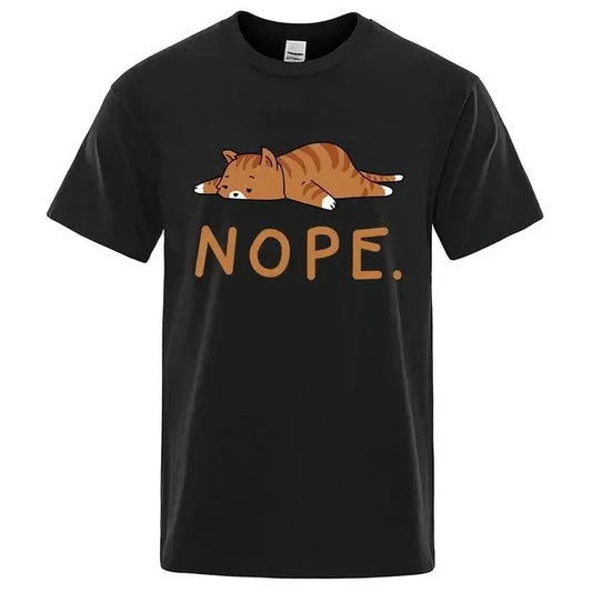 "Gatto Ribelle" – NOPE Cat T-shirt By Enzo Bellari®