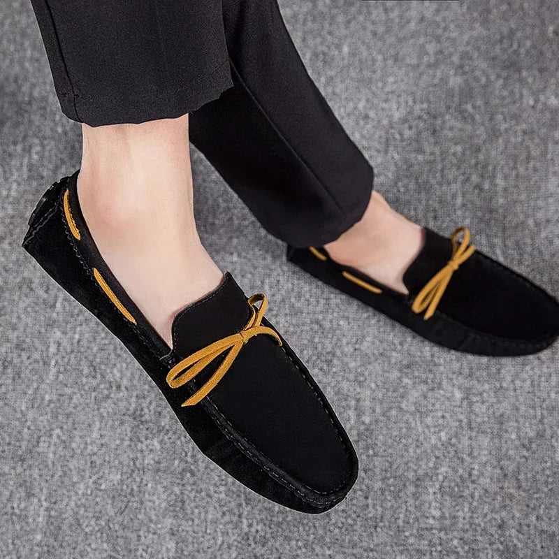 "Passo Morbido" – Suede Penny Loafers By Enzo Bellari®