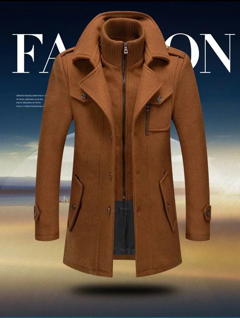 "Sole di Capri" – Winter Down Jacket with Scarf By Enzo Bellari®