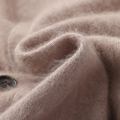 "Sole di Capri" – V-neck Cashmere Cardigan By Enzo Bellari®