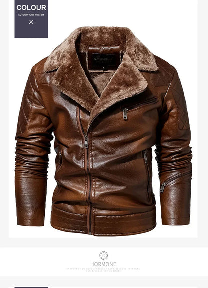 "Collare Regale" – Fur Leather Jacket By Enzo Bellari®