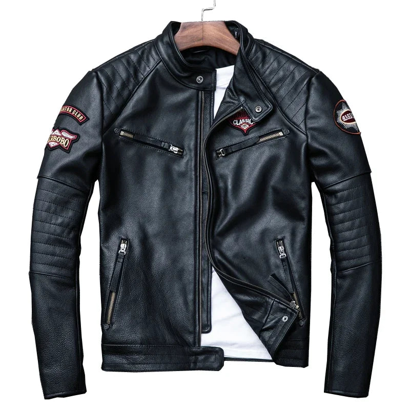 "Teschio Nero" – Skull Moto Jacket By Enzo Bellari®