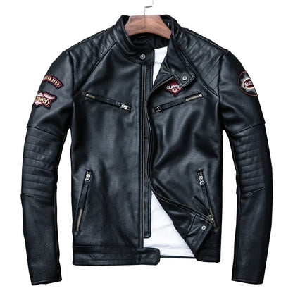 "Teschio Nero" – Skull Moto Jacket By Enzo Bellari®
