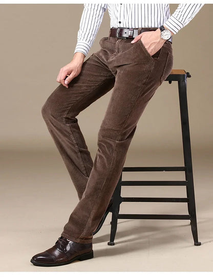 "Trama Rustica" – Corduroy Casual Pants By Enzo Bellari®