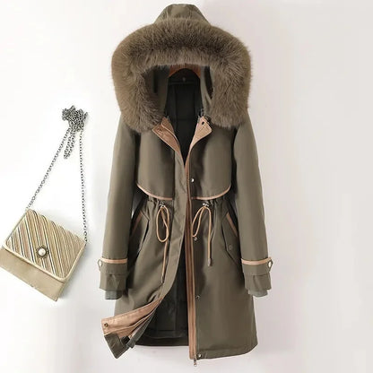 "Neve Elegante" – Fur Hooded Parka By Enzo Bellari®