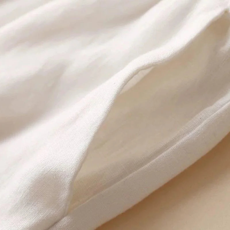 "Passo Largo" – Cotton Wide Leg Pants By Enzo Bellari®