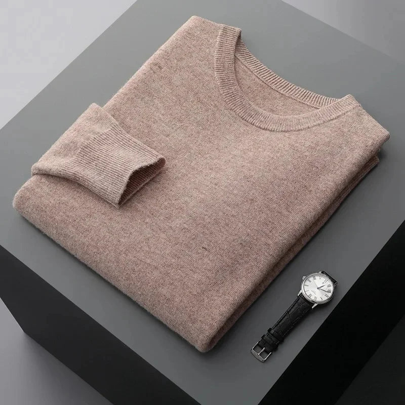 "Aria Serenata" – Wool Crew Neck Sweater By Enzo Bellari®