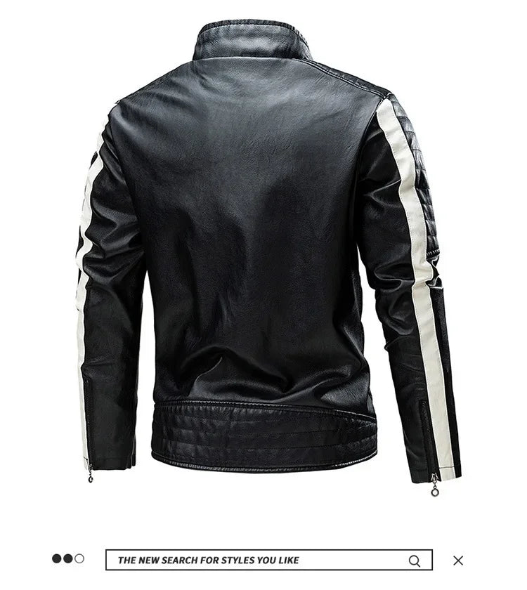 "Strada Moderna" – Leather Moto Jacket By Enzo Bellari®