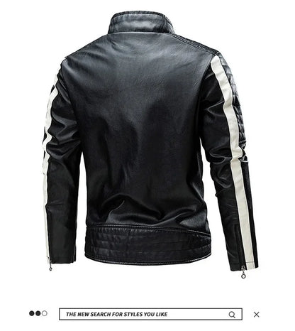 "Strada Moderna" – Leather Moto Jacket By Enzo Bellari®