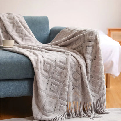 "Dolce Vita" – Nordic Knitted Sofa Blanket By Enzo Bellari®