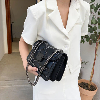 "Sole di Capri" – Vintage Rivet Crossbody Bag By Enzo Bellari®