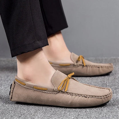 "Passo Morbido" – Suede Penny Loafers By Enzo Bellari®