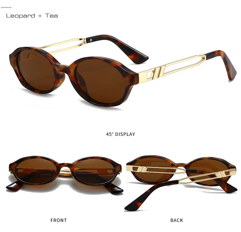 "Vista Antica" – Oval Retro Sunglasses By Enzo Bellari®