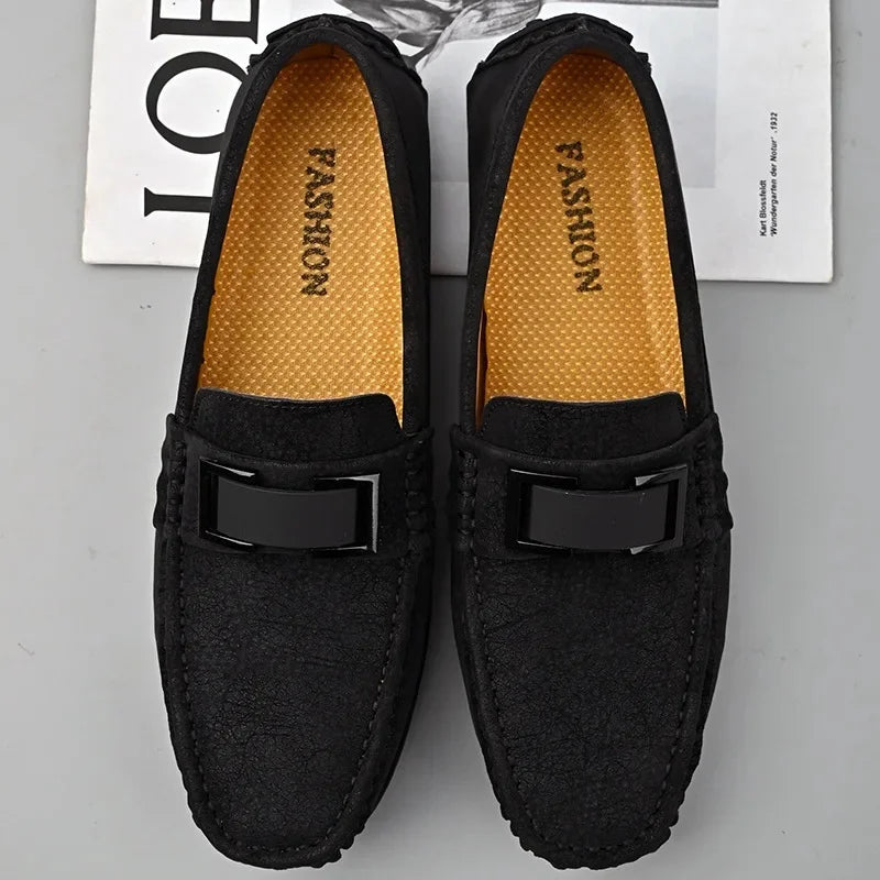 "Cielo Stellato" – Handmade Leather Driving Shoes By Enzo Bellari®