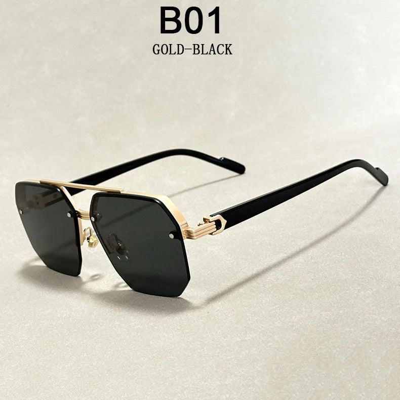 "Vista Leggera" – Semi-Rimless Sunglasses By Enzo Bellari®