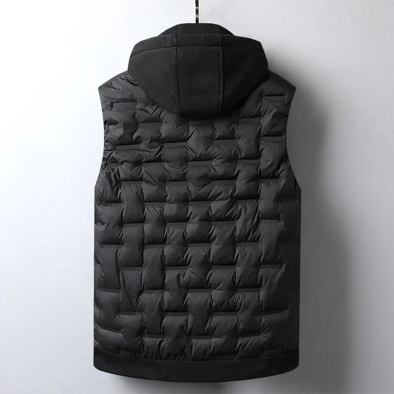 "Vera Luce" – Hooded Windproof Winter Vest By Enzo Bellari®