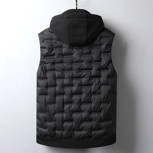 "Vera Luce" – Hooded Windproof Winter Vest By Enzo Bellari®