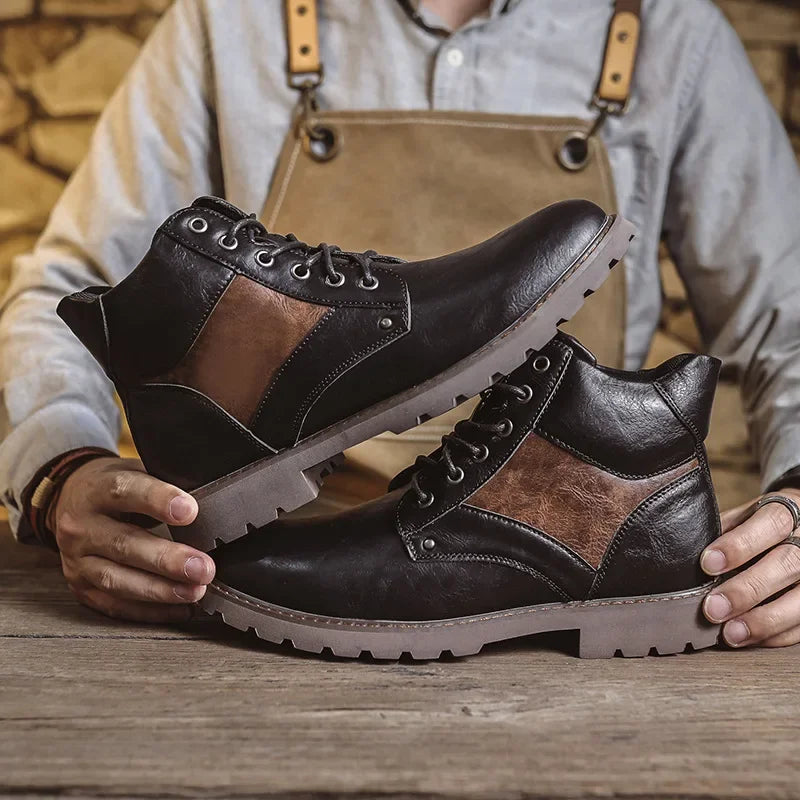 "Colpo Forte" – Leather Ankle Boots By Enzo Bellari®