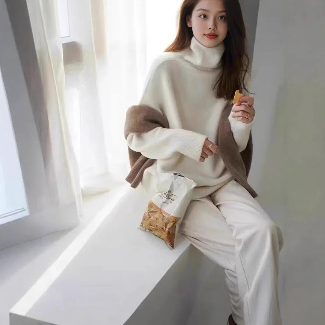 "Il Colletto" – High-Collar Knit Sweater By Enzo Bellari®