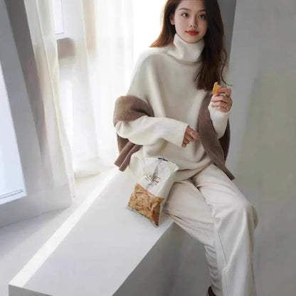 "Il Colletto" – High-Collar Knit Sweater By Enzo Bellari®