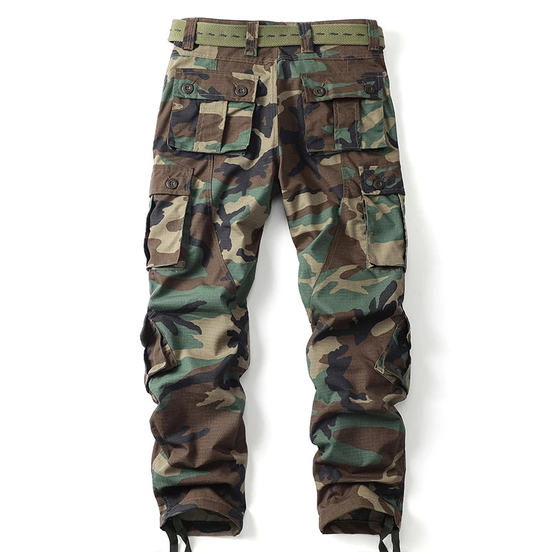 "Ombra Tattica" – Camo Cargo Pants By Enzo Bellari®