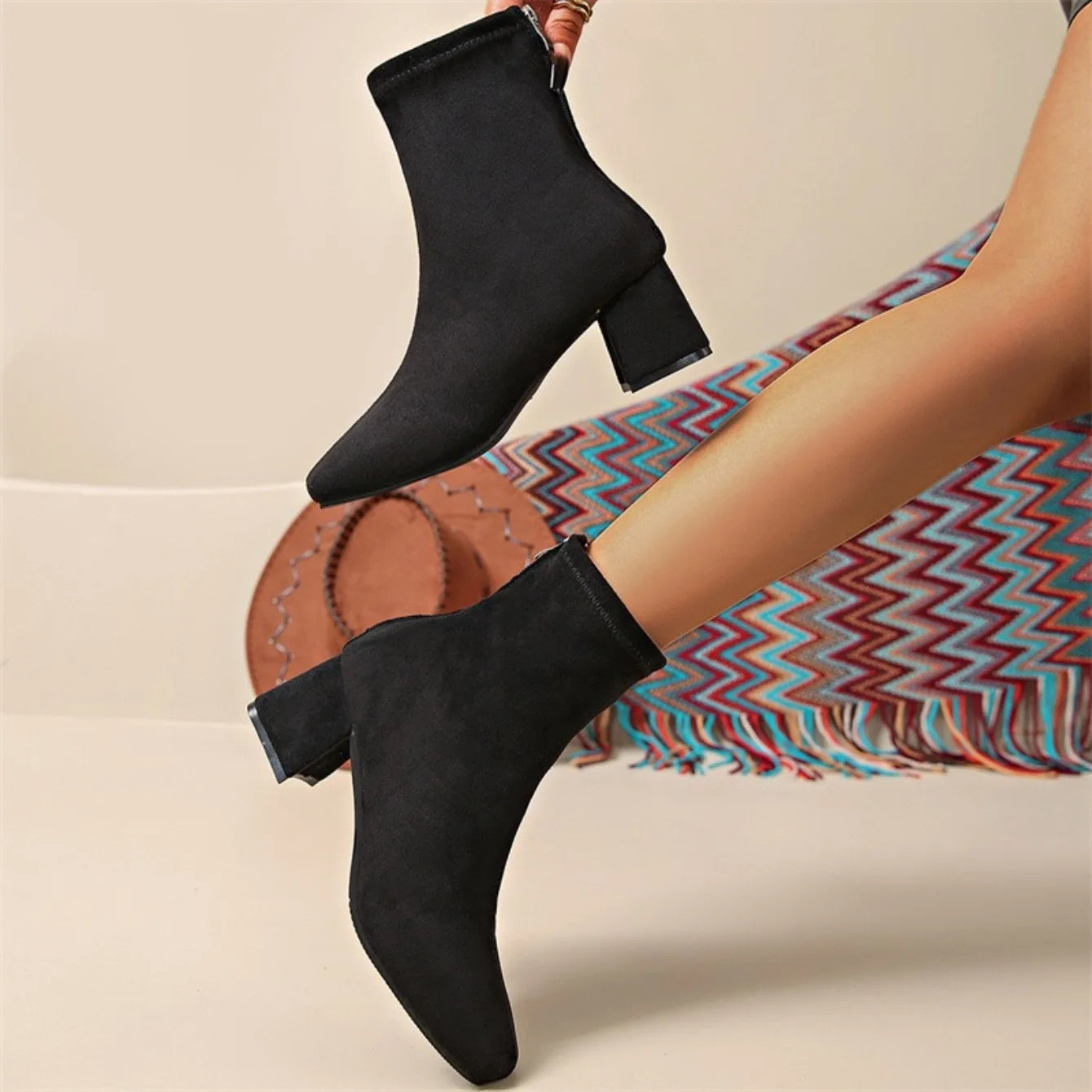 "Bello Sogno" – Leopard Print Ankle Boots By Enzo Bellari®