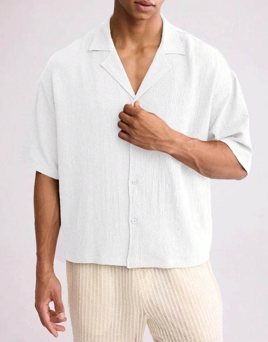 "Collo Morbido" – Loose Collar Shirt By Enzo Bellari®