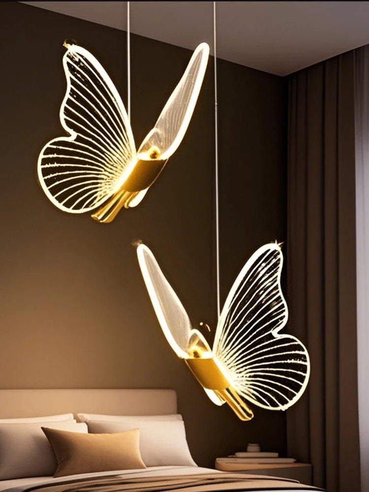 "Onda di Seta" – Butterfly Pendant Chandelier By Enzo Bellari®