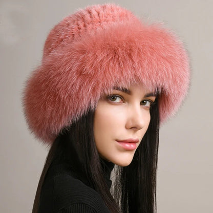 "La Pelliccia" – Mink & Fox Fur Beanie By Enzo Bellari®