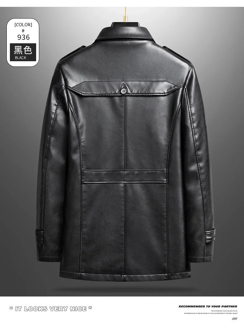 "Vento Slim" – PU Leather Jacket By Enzo Bellari®