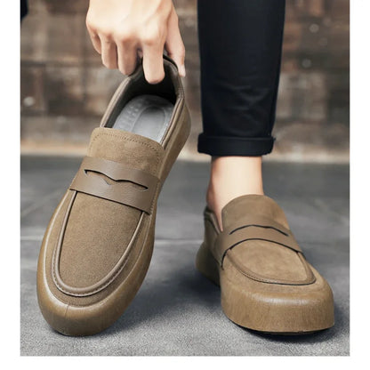 "Passo Stabile" – Non-slip Leather Loafers By Enzo Bellari®