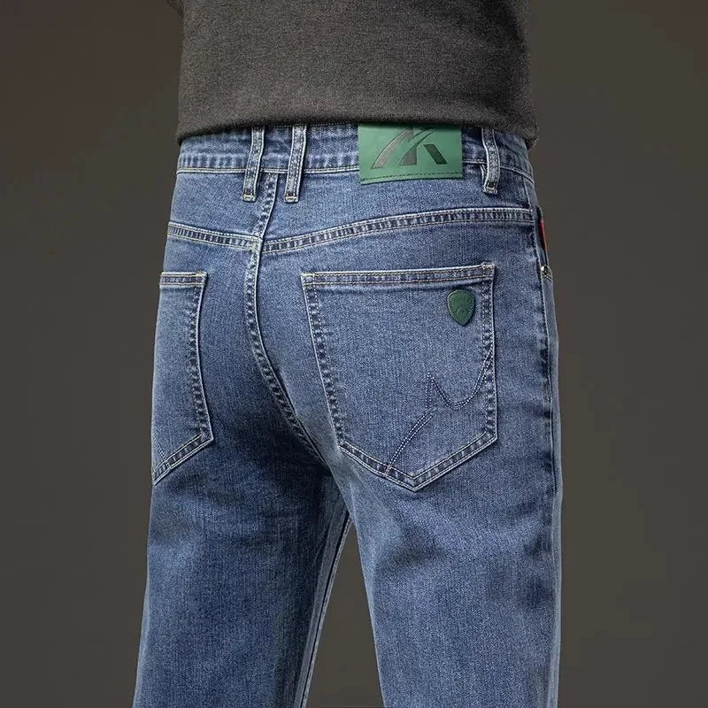"Linea Invernale" – Fleece Straight Jeans By Enzo Bellari®
