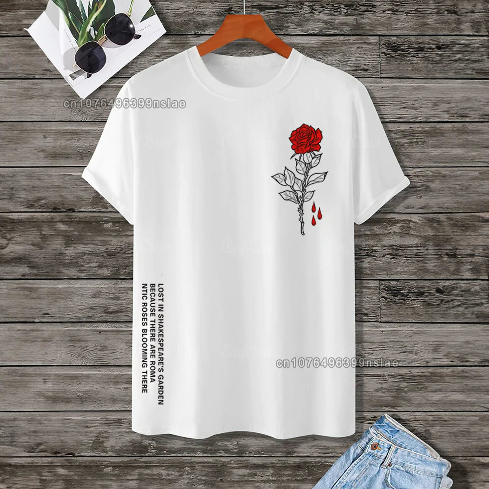 "Il Giardino" – Flower Graphic Tee By Enzo Bellari®