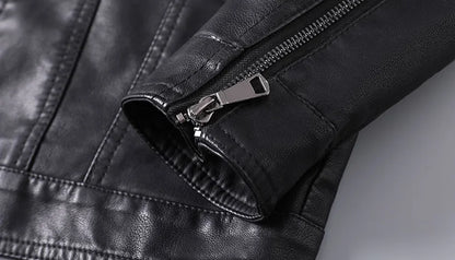 "Vento d’Ottobre" – Leather Lapel Jacket By Enzo Bellari®