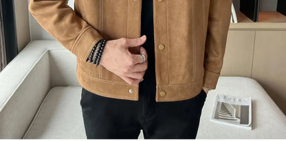 "Vento di Chamois" – Chamois Leather Jacket By Enzo Bellari®